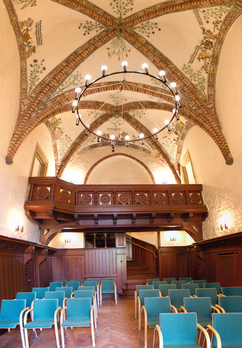 Foto des Saals 128 im Amtsgericht Winsen (Luhe) in der Schlosskapelle