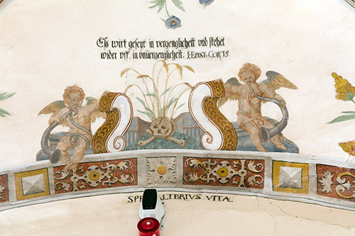 Foto der Putten in der Schlosskapelle des Amtsgerichts Winsen (Luhe)