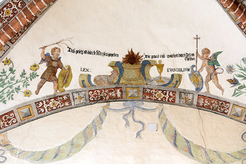 Abbildung von Putten in der Schlosskapelle Winsen (Luhe)