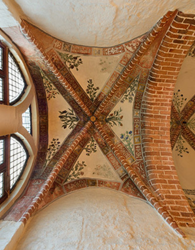 Foto der Decke in der Schlosskapelle des Amtsgerichts Winsen (Luhe)